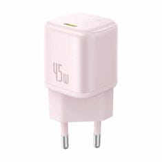 BASEUS punjač 45W USB TypeC QC PD ružičasti PicoGo