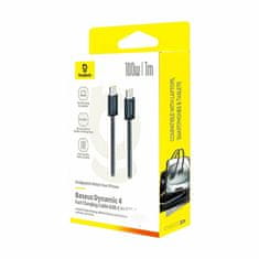 BASEUS USB C-C kabel 1m 100W 20V 5A pleteni kozmičko crni Dynamic 4