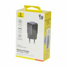 BASEUS punjač 45W USB TypeC QC PD kozmičko crni PicoGo
