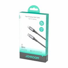 Joyroom USB Type-C/Lightning kabel 1m 30W crno pleteni S-A28