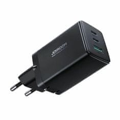 Joyroom punjač 65W USB 2xTipC TipA GaN PD + kabel crni JR-TCG01