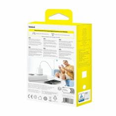 BASEUS punjač 45W USB TypeC QC PD bijeli PicoGo