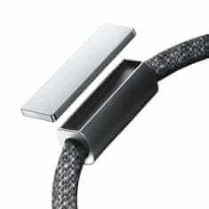 Joyroom USB Type-C/Lightning kabel 1,2 m 30 W crni pleteni s magnetom S-A50
