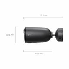EZVIZ IP kamera 3.0MP bežična vanjska s ugrađenom baterijom LTE EB3 4G