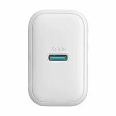 Joyroom punjač 30W USB TypeC GaN PD + kabel bijeli JR-TCF24