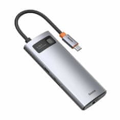BASEUS USB 3.1 Type-C 6-u-1 4K priključna stanica siva CAHUB-CW0G
