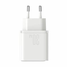 Joyroom punjač 30W USB TypeC TypeA GaN QC PD bijeli JR-TCF15