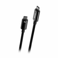BASEUS USB kabel C-C 3m 240W Tungsten Gold pleteni crni CAWJ040101