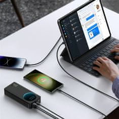 Joyroom Prijenosna baterija 30.000 mAh 30W PowerBank crna JR-PBF03