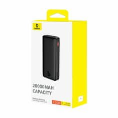 BASEUS Prijenosna baterija 20.000 mAh 20 W PowerBank Airpow crna P10022804113-00