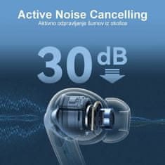 Joyroom Crne bluetooth slušalice s mikrofonom ANC JR-FN2