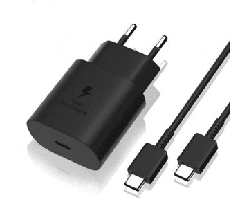 KEDO Punjač SAMSUNG 25W TA800NB sa kablom, 1x Type-C, crni, bulk