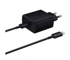 KEDO Punjač SAMSUNG 45W TA845 sa kablom, 1x Type-C, crni, bulk