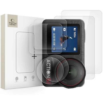 Tech-protect Glass Fit 2x zaštitno staklo za DJI Osmo Action 5 Pro