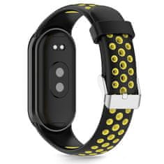 Tech-protect Iconband Air remen za Xiaomi Smart Band 8 / 9 / 10, black / yellow