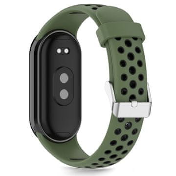 Tech-protect Iconband Air remen za Xiaomi Smart Band 8 / 9 / 10, green / black