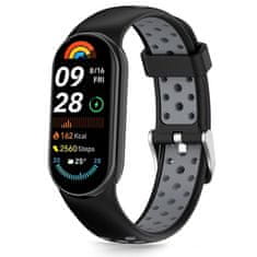 Tech-protect Iconband Air remen za Xiaomi Smart Band 8 / 9 / 10, black / grey