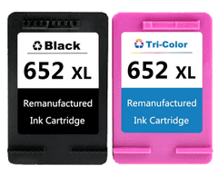 TiskajPoceni  Hp 652XL komplet zamjenska tinta DeskJet Ink Advantage 1115, 2135, 3635, 3636, 3775, 3785, 3787, 3788, 3789, 3790, 3835, 4535, 4675, 5075, 5275 crna XL boja XL