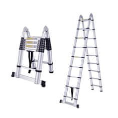 MXM 2u1 teleskopske ljestve sa zglobom - 7,2 m, aluminijske