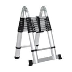 MXM 2u1 teleskopske zglobne ljestve / dvostrane - 5,6 m, aluminijske