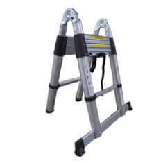 MXM 2u1 teleskopske ljestve / sa zglobom - 3,8 m, aluminijske