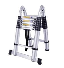 MXM 2u1 teleskopske zglobne ljestve / dvostrane - 5,6 m, aluminijske