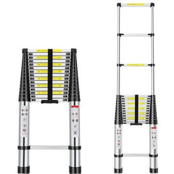MXM Teleskopske ljestve - 6,2m, aluminijske