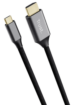 Trust Calyx kabel, 2 m, USB-C na HDMI, crni (25630)