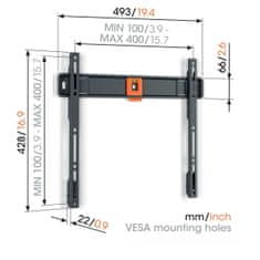 Vogels Zidni nosač za ekrane od 32"-77", fiksni, do 50kg