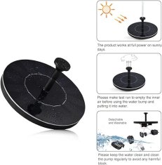 HOME & MARKER® Solarna fontana za vrt i ribnjak, energijski učinkovita, laka za postavljanje | SOLAR FONTANA