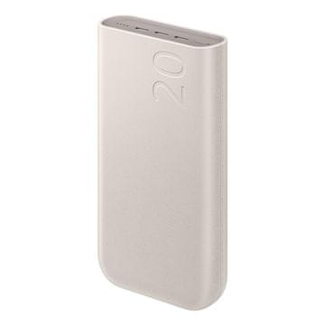 Samsung Powerbank 20000mAh 3x USB-C 45W SFC - bež