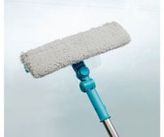 Alpina 2 u 1 metla i gumena špatula za čišćenje prozora, plavo-siva