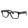 Ray-Ban - Wayfarer Standard - Sjajna crna, prozirne leće