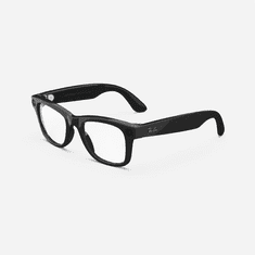 Ray-Ban - Wayfarer Standard - Sjajna crna, prozirne leće