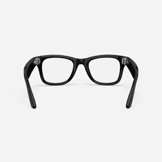 Ray-Ban - Wayfarer Standard - Sjajna crna, prozirne leće
