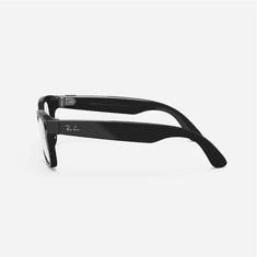 Ray-Ban - Wayfarer Standard - Sjajna crna, prozirne leće