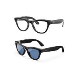 Ray-Ban Meta – Skyler pametne naočale – Boja: Sjajno crna / Transitions Cerulean plava