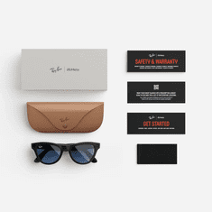 Ray-Ban Meta – Skyler pametne naočale – Boja: Sjajno crna / Transitions Cerulean plava