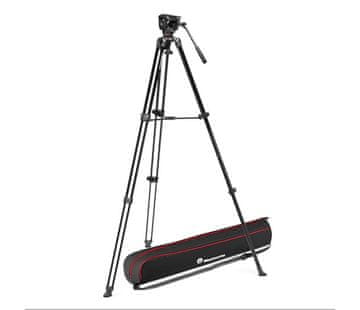 Manfrotto Lahko aluminijasto stojalo z fluid video glavo 500X (MVK500XAM)