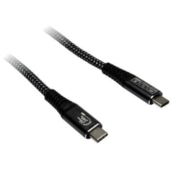 Inter-tech GOOBAY USB-C na USB-C kabel za napajanje i sinkronizaciju, 1,5 m, 240 W PD 3.1, 20 Gbit/s, crni
