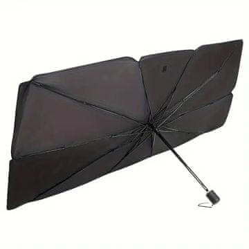 JOIRIDE® Sklopivi kišobran za auto 130x80 cm – zaštita od sunca za vjetrobransko staklo bez zagrijavanja | SHADESHELLA