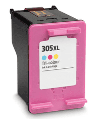 TiskajPoceni Hp 305XL zamjenska tinta boja XL / Deskjet 2300, 2320, 2700, 2720, 2730, 4100, 4134, 4120 / Deskjet plus 4120, 4122, 4130 NE RADE NA PRINTERIMA S e NA KRAJU i HP+ boja XXL