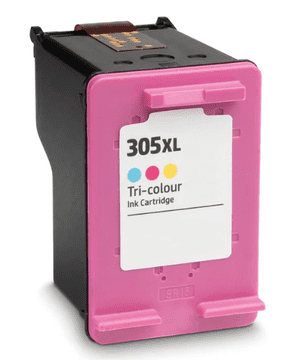 TiskajPoceni Hp 305XL zamjenska tinta boja XL / Deskjet 2300, 2320, 2700, 2720, 2730, 4100, 4134, 4120 / Deskjet plus 4120, 4122, 4130 NE RADE NA PRINTERIMA S e NA KRAJU i HP+ boja XXL