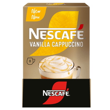 NESCAFÉ Vanilla Cappuccino instant kava, 8×14 g