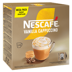 NESCAFÉ Vanilla Cappuccino instant kava, 14×14 g (XXL pakiranje)
