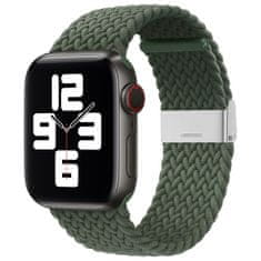 BStrap Nylon Braided remen za Apple Watch 42/44/45/49mm, green