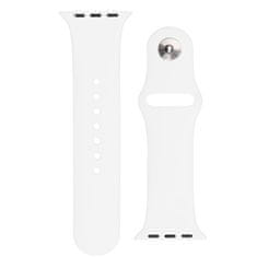 BStrap Silicone remen za Apple Watch 38/40/41mm, white