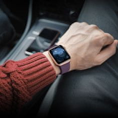 BStrap Silicone remen za Apple Watch 42/44/45mm, black