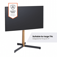 Vogels TVS3695, Podni stalak za ekrane od 40"-77", do 50kg, crni