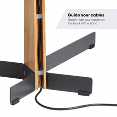 Vogels TVS3695, Podni stalak za ekrane od 40"-77", do 50kg, crni
